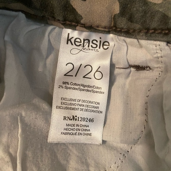 Kensie Cammo Jeans - Picture 2 of 4